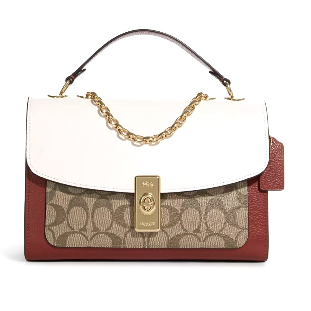 Coach Lane Shoulder Bag In Colorblock Signature Canvas